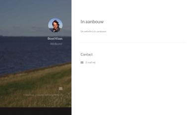 Schermafbeelding van boydklaas.nl