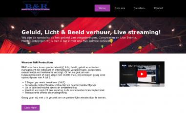Schermafbeelding van br-productions.nl