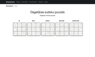 Schermafbeelding van brainwizard.nl