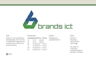 Schermafbeelding van brandsict.nl