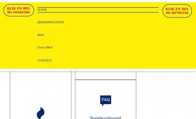 Schermafbeelding van brandwachtnoord.nl