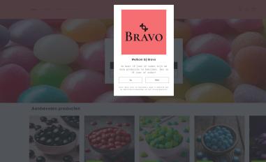 Schermafbeelding van bravo-candy-shot.myshopify.com