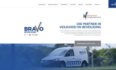 Schermafbeelding van bravobeveiliging.nl