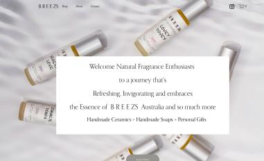 Schermafbeelding van breezs.co