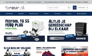 Schermafbeelding van breur.nl