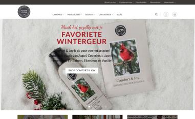 Schermafbeelding van bridgewatercandles.nl