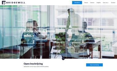 Schermafbeelding van bridgewell.nl