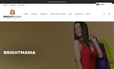 Schermafbeelding van brightmania.nl