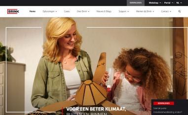 Schermafbeelding van brinkclimatesystems.nl