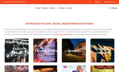 Schermafbeelding van brinkevents.nl