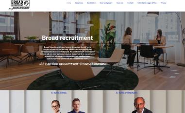 Schermafbeelding van broadrecruitment.nl