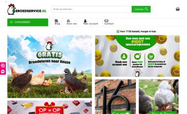 Schermafbeelding van broedservice.nl