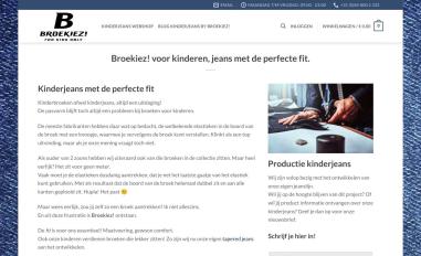 Schermafbeelding van broekiez.be