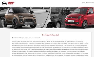 Schermafbeelding van brommobielinkoop.net