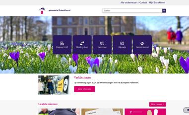 Schermafbeelding van bronckhorst.nl