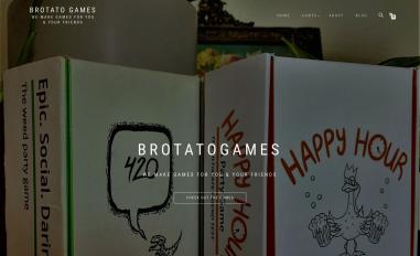 Schermafbeelding van brotatogames.com