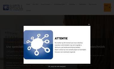 Schermafbeelding van brullgroup.nl