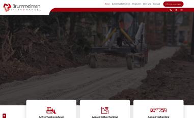 Schermafbeelding van brummelmaninfra.nl