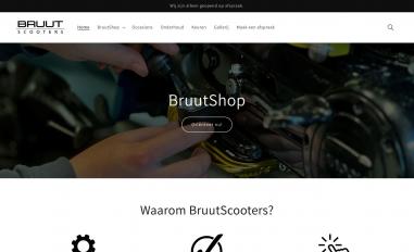 Schermafbeelding van bruutscooters.nl