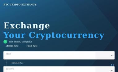 Schermafbeelding van btccryptoexchange.com
