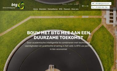 Schermafbeelding van btgworld.com