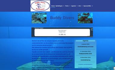 Schermafbeelding van buddydivers.nl