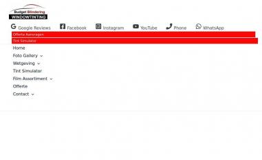 Schermafbeelding van budgetblindering.nl