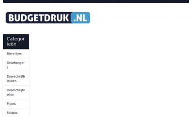 Schermafbeelding van budgetdruk.nl