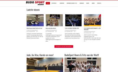 Schermafbeelding van budosporthoorn.nl