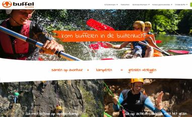 Schermafbeelding van buffel-outdoor.nl