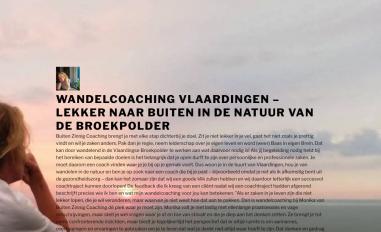 Schermafbeelding van buitenzinnigcoaching.nl