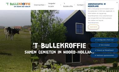 Schermafbeelding van bullekroffie.nl