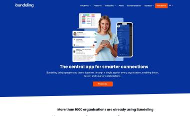 Schermafbeelding van bundeling.com
