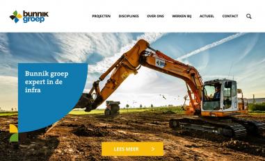 Schermafbeelding van bunnikgroep.nl