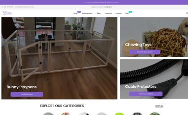 Schermafbeelding van bunnymansions.com