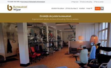 Schermafbeelding van bureaustoelwijzer.nl