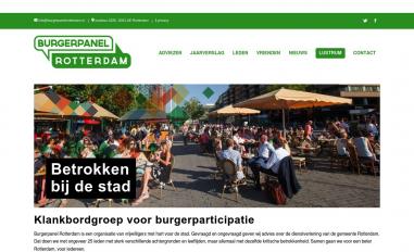 Schermafbeelding van burgerpanelrotterdam.nl
