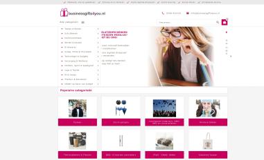 Schermafbeelding van businessgifts4you.nl