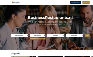 Schermafbeelding van businessrestaurants.nl