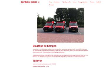 Schermafbeelding van buurtbusdekempen.nl