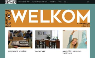 Schermafbeelding van buurthuisdekolk.nl