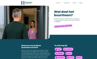 Schermafbeelding van buurtteamhilversum.nl