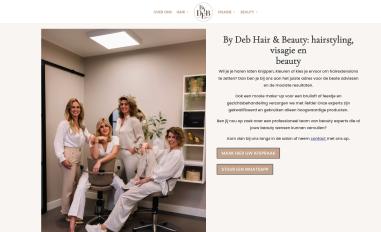 Schermafbeelding van bydebhairbeauty.nl