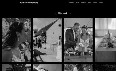 Schermafbeelding van bymoonphotography.nl