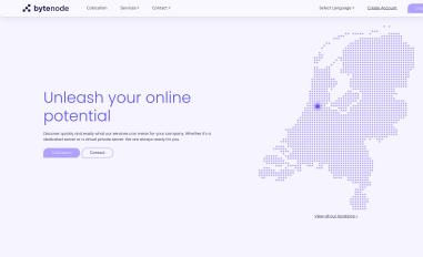 Schermafbeelding van bytenode.net