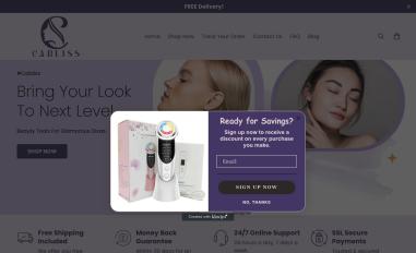 Schermafbeelding van cabliss.com