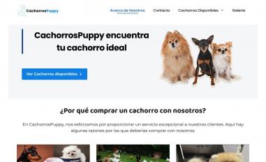 Schermafbeelding van cachorrospuppy.com