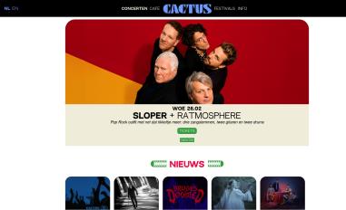 Schermafbeelding van cactusmusic.be
