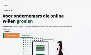 Schermafbeelding van caddymarketing.nl