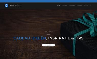 Schermafbeelding van cadeauideeen.com